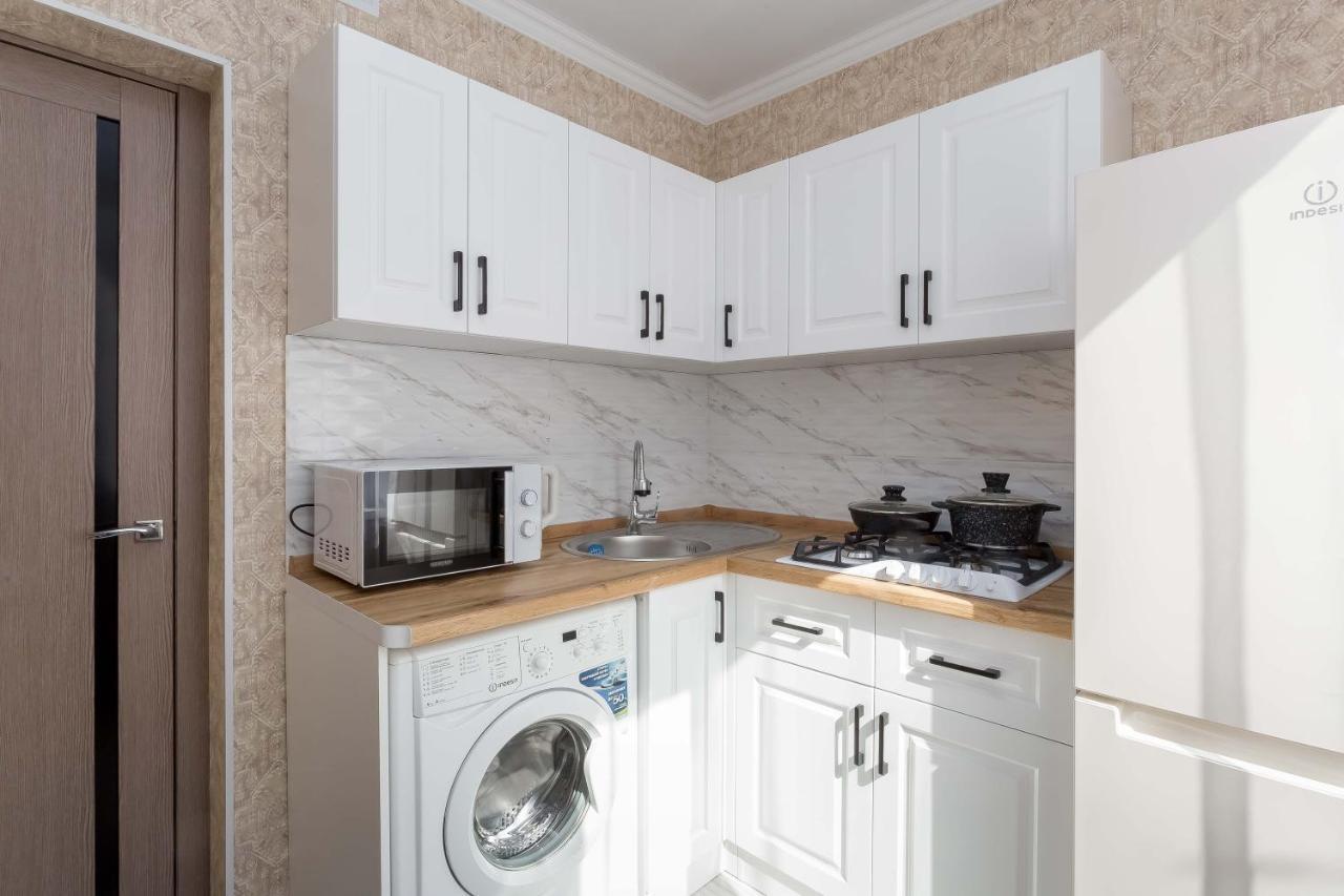 Стильная Квартира В Золотом Квадрате Almatý Exterior foto